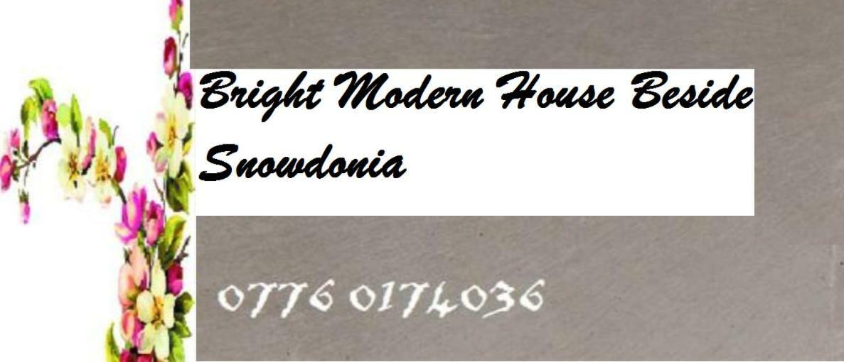 렌페어페찬 Bright Modern House Beside Snowdonia 빌라 외부 사진